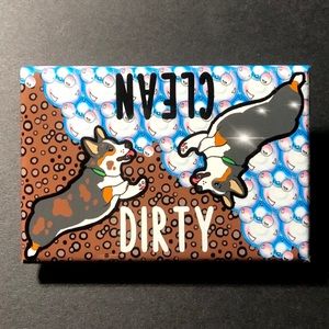 Tricolor Corgi Dog Dishwasher Magnet Handmade Gift